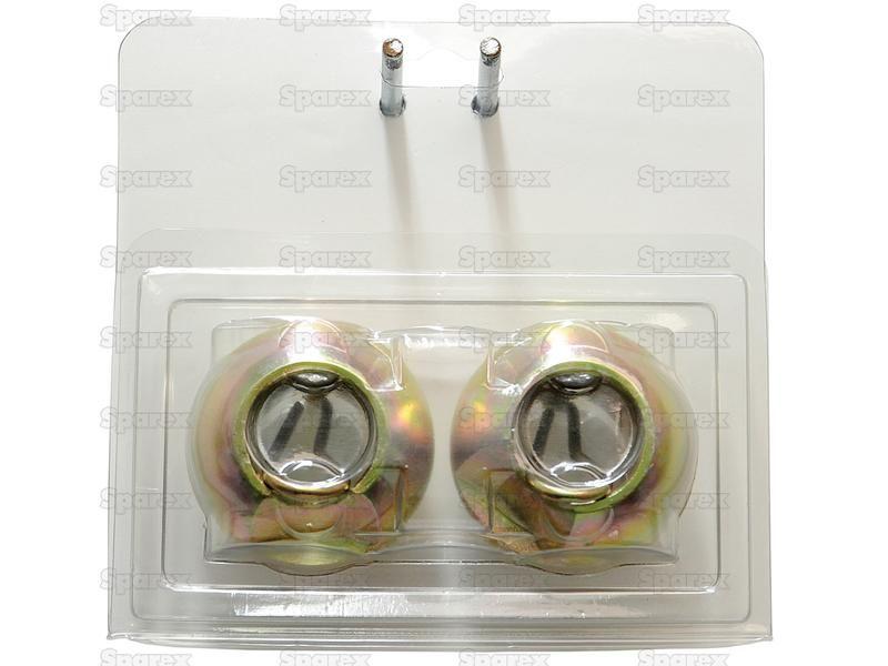 Lower Link Balls & Retaining Clips (Cat. 2/2) (4 pcs. Agripak) for Massey Ferguson 390 (300 Series)