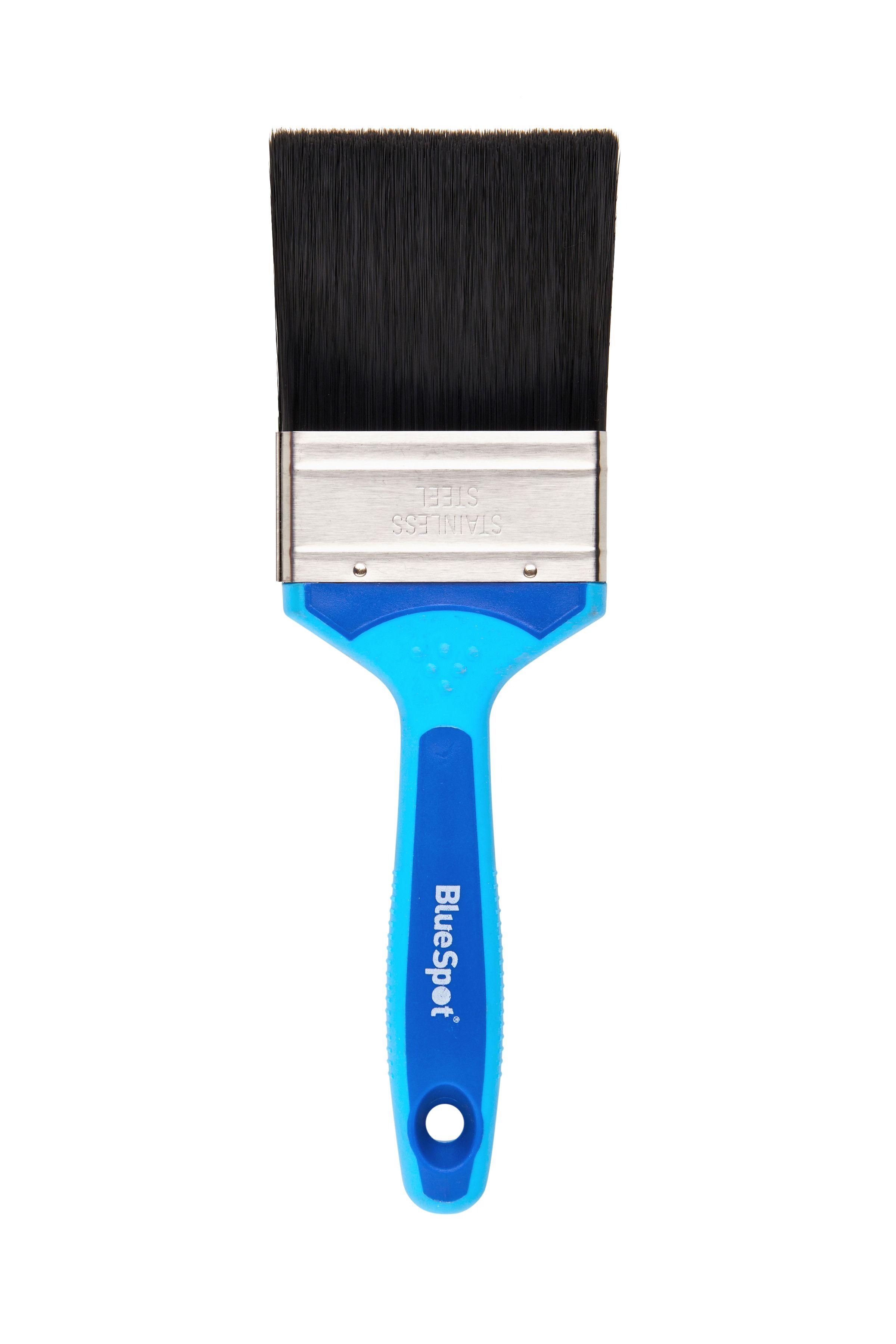 Blue Spot Tools 3" (75mm) Synthetic Paint Brush with Soft Grip Handle