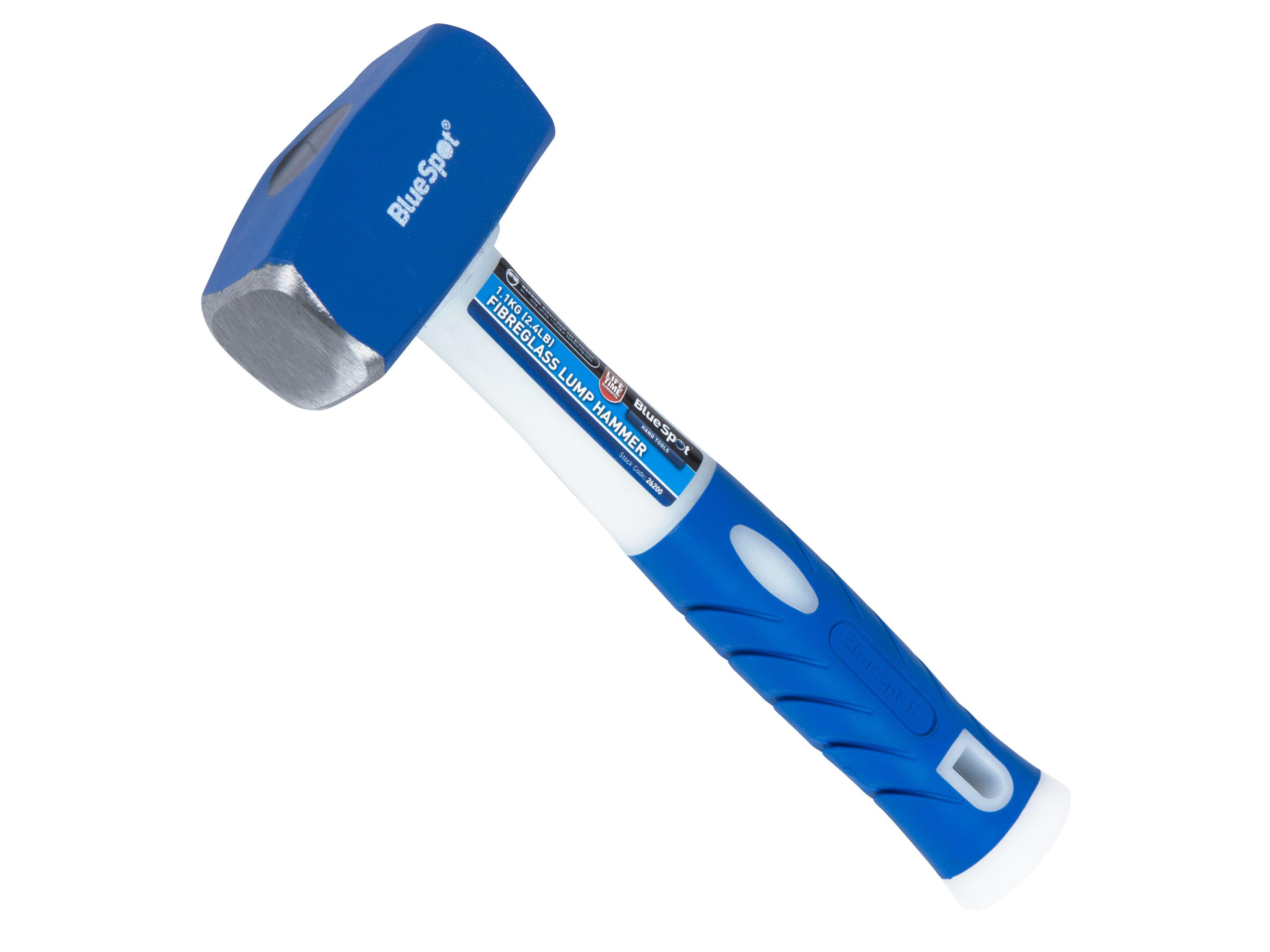 Blue Spot Tools 1.1kg (2.4lb) Fibreglass Lump Hammer
