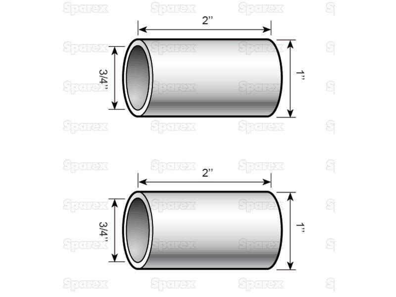 Top Link Conversion Bush (Cat. 2 to 1) (Agripak 2 pcs.)