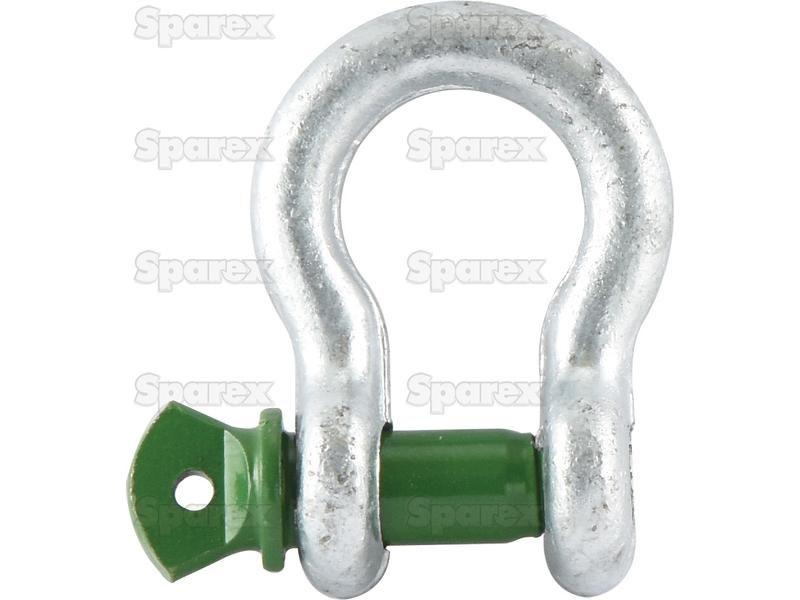 Bow Shackle, Pin Ø16mm, Size: 13mm (2 pcs. Agripak)