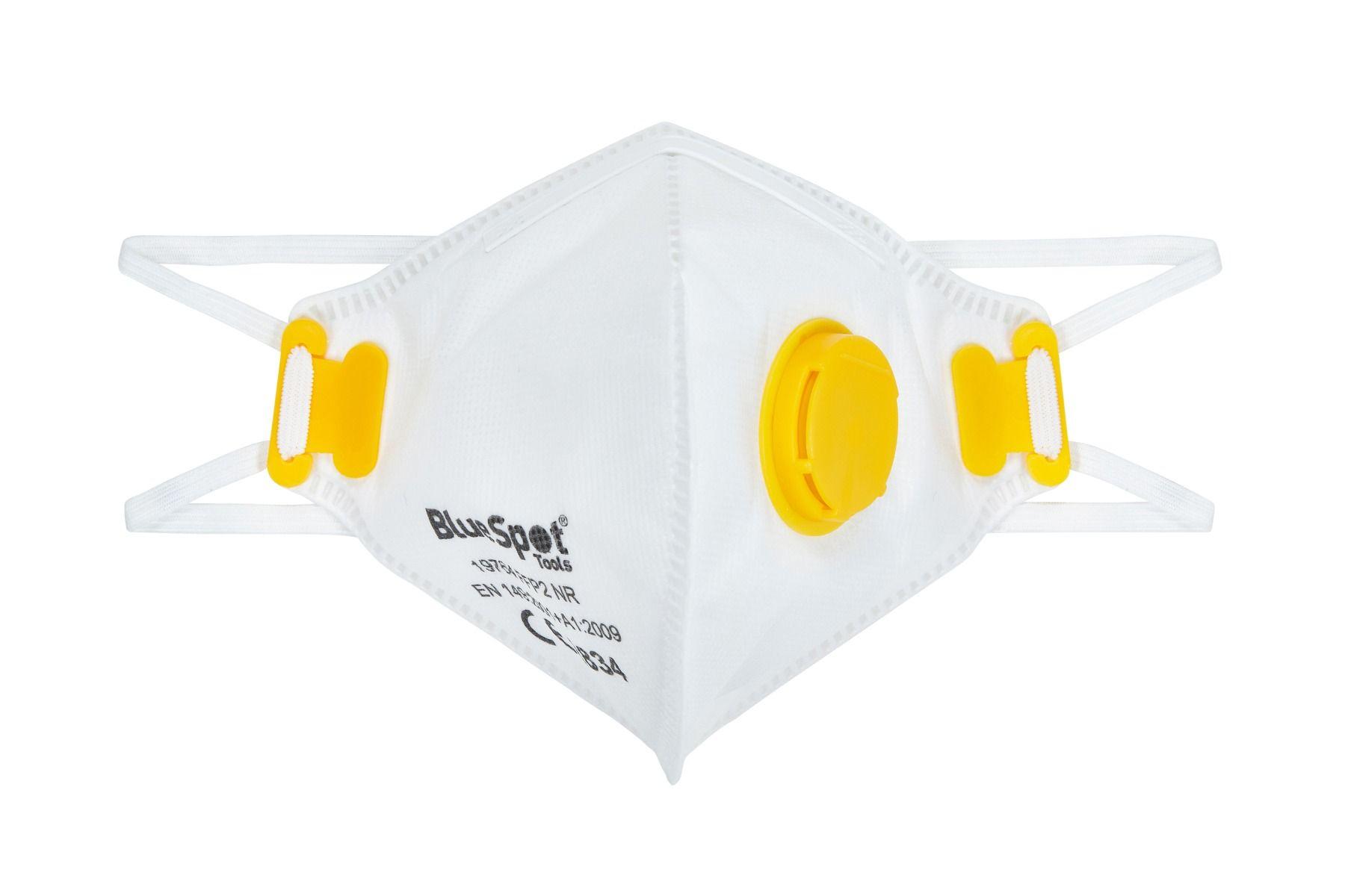 Blue Spot Tools 20 PCE FFP2 Fold Flat Dust Mask With Valve