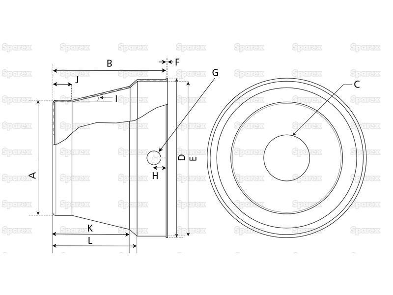 PTO Shield (Round) 208mm Ø