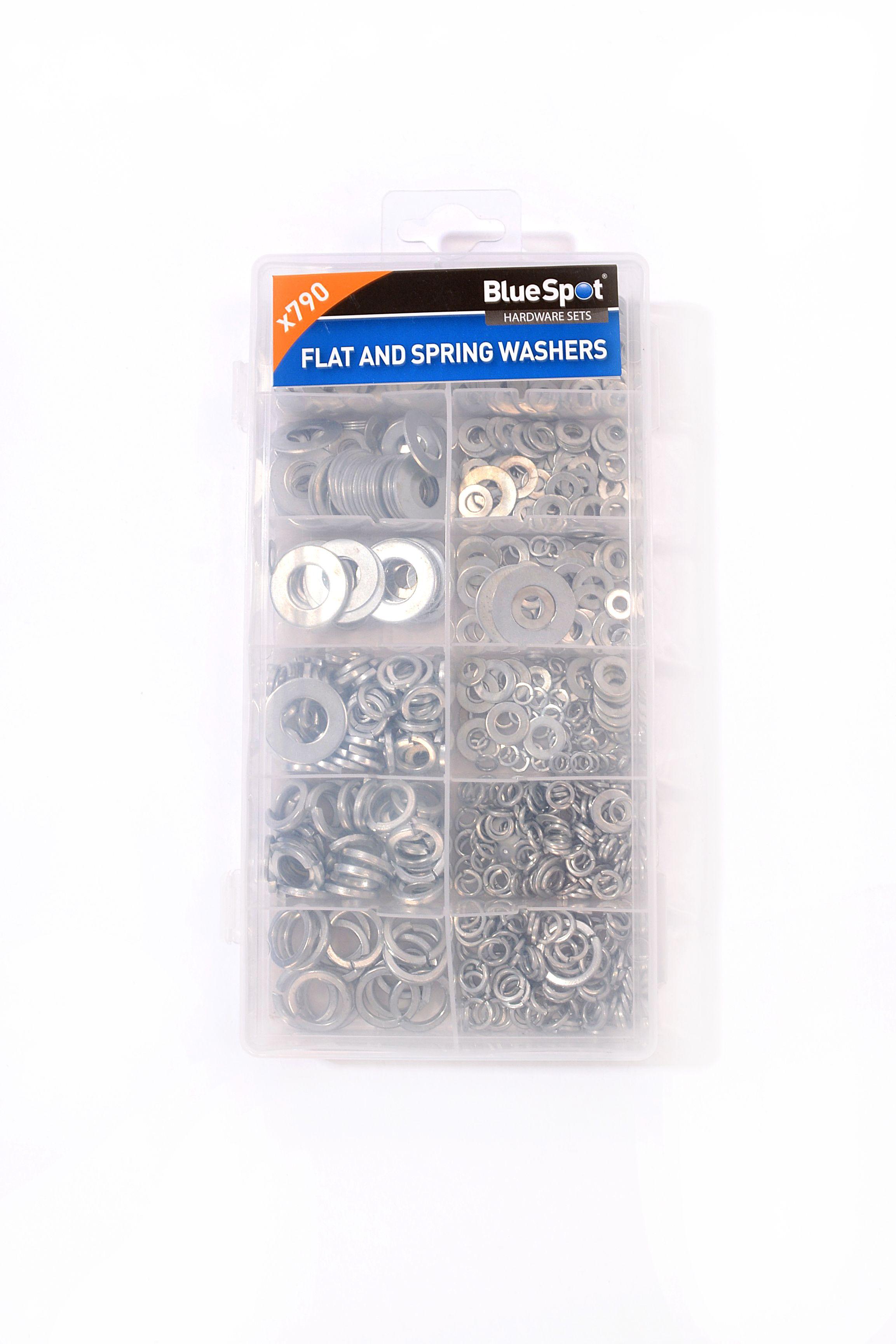 Blue Spot Tools 790 PCE Assorted Flat And Spring Washer Set