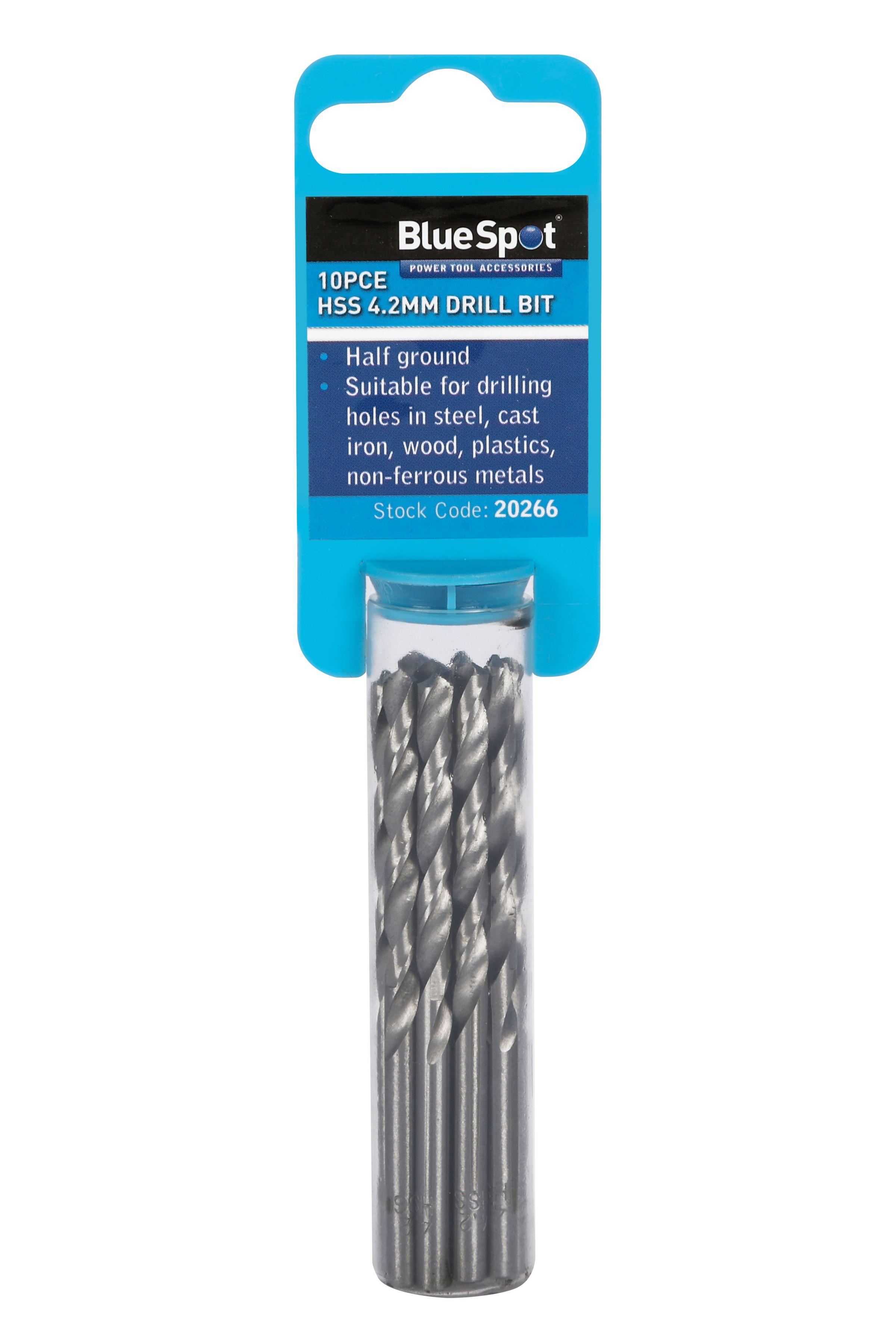 Blue Spot Tools 10 PCE 4.2mm HSS Drill Set