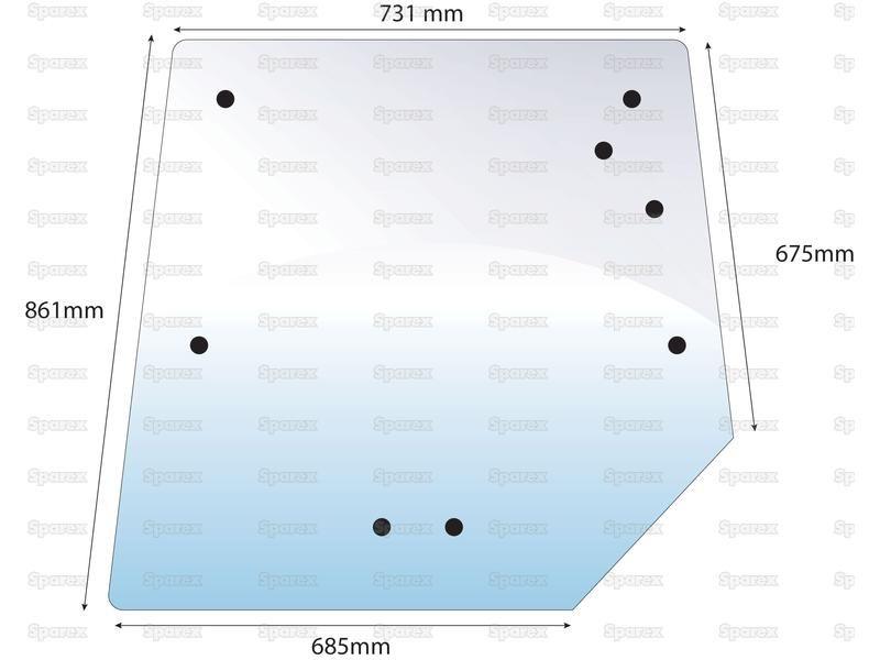 Rear Window for Massey Ferguson