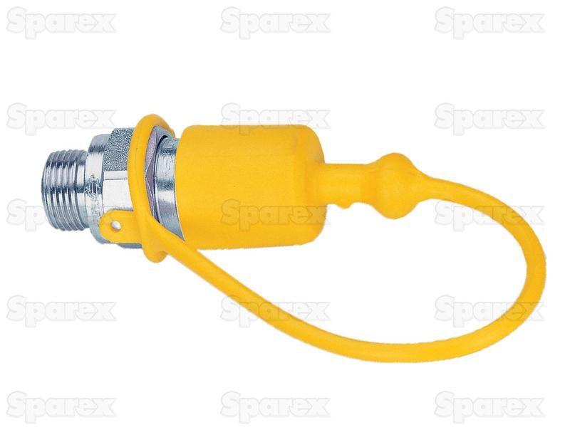 Dust Cap 3/8'' Yellow Fits Male Coupling TFA38 Faster S.p.A (TFA 38, TFA38)