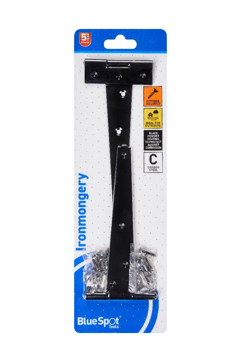 Blue Spot Tools Black Powder Coated Tee Hinge 152mm
