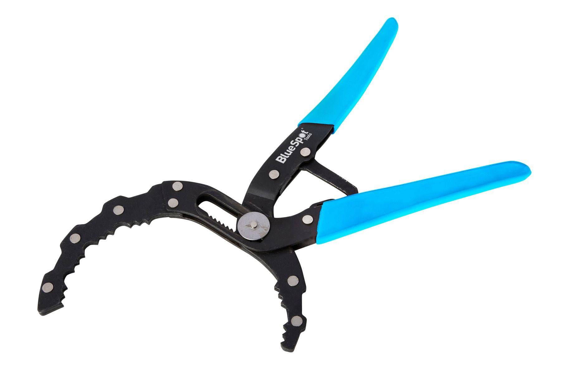 Blue Spot Tools 280mm Self Adjusting Oil Filter Pliers (60-120mm)
