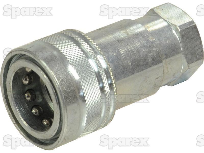 Sparex Quick Release Hydraulic Coupling Female 1/2'' Body x M22 x 1.50 Metric Female Thread Case IH (82376C1)