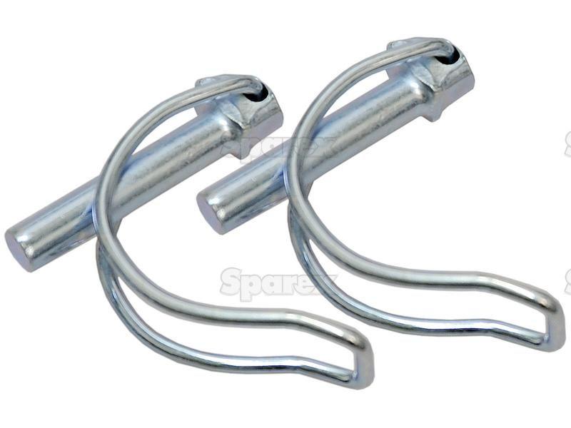 Pipe Linch Pin, Pin Ø8mm x 38mm (2 pcs. Agripak)