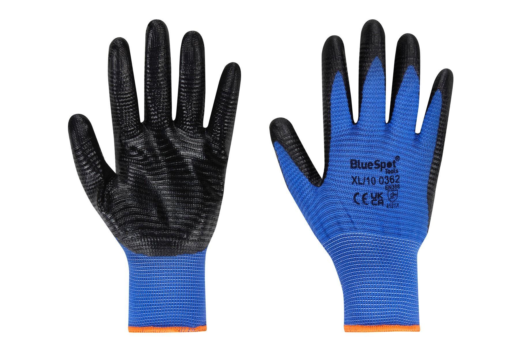 Blue Spot Tools Extra Grip Nitrile Glove (XL)
