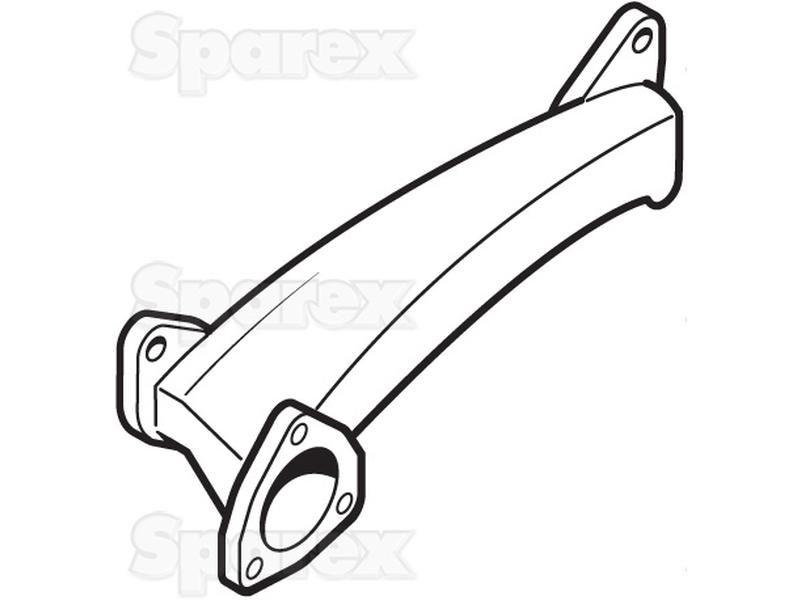 90° Elbow Exhaust Manifold | for Massey Ferguson (37781781, 733206M1, 736206M1)