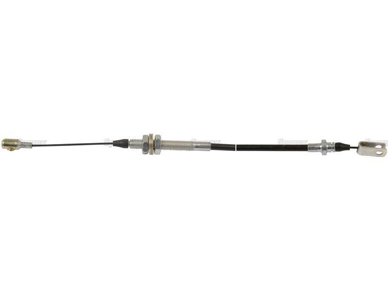 Foot Throttle Cable - Length: 990mm, Outer cable length: 843mm. for Ford New Holland (81870807, F0NN9C799EB, F1NN9C799EA)