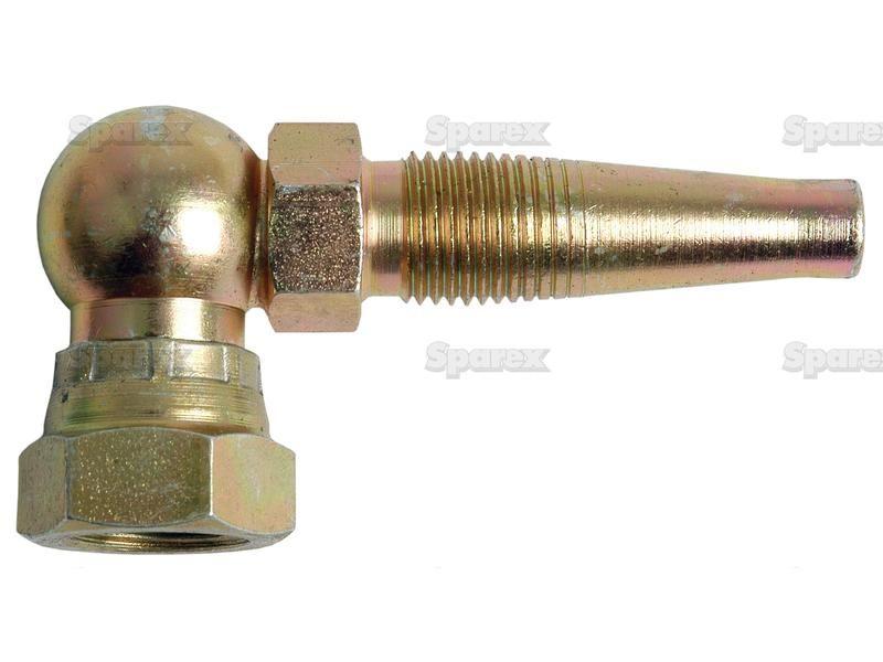 Hydraulic 2-Piece Re-usable Coupling insert 3/8'' x 3/8''BSP female 90 compact