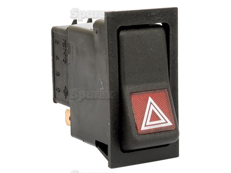 Rocker Switch - Hazard, 2 Position (On/Off) for Case IH MX90C