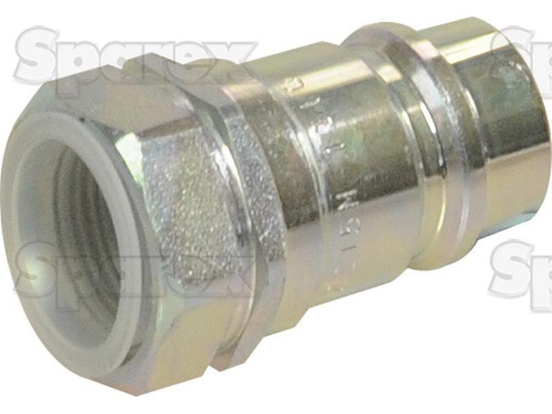 Faster Quick Release Hydraulic Coupling Male 1/2'' Body x M22 x 1.50 Metric Female Thread Faster S.p.A (NV 0/2215 M, NV0/2215M)