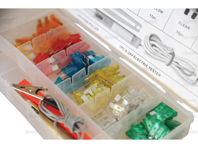 Blade Fuse and Tool Kit Display Box, 93 pcs.