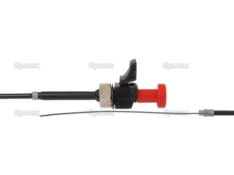 Engine Stop Cable - Length: 1200mm, Outer cable length: 1170mm. for Fiat 880 (Classic Models)
