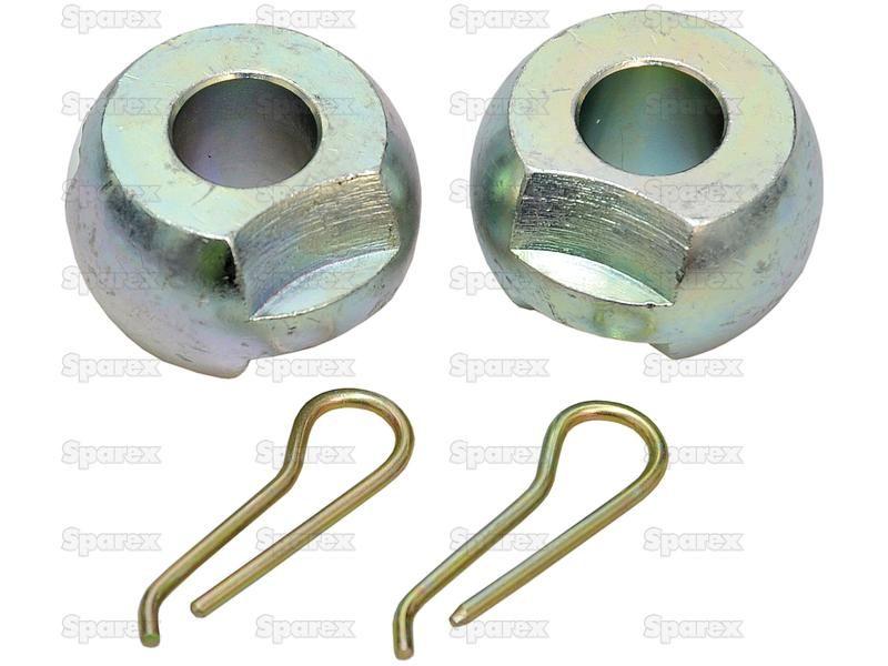 Lower Link Balls & Retaining Clips (Cat. 1/1) (4 pcs. Agripak) for Massey Ferguson 390 (300 Series)