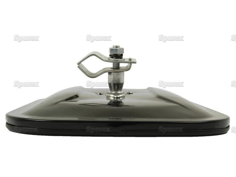 Mirror Head Flat Rectangular | Height: 260mm Width: 185mm  Arm Ø: 20mm