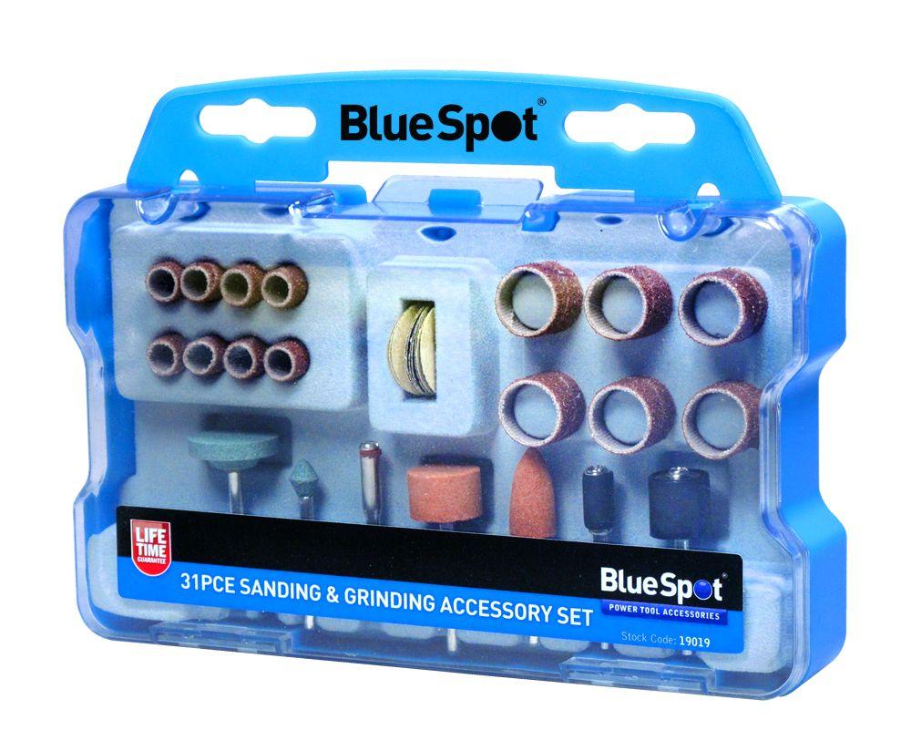 Blue Spot Tools 31 PCE Rotary Tool Sanding and Grinding Accessory Set