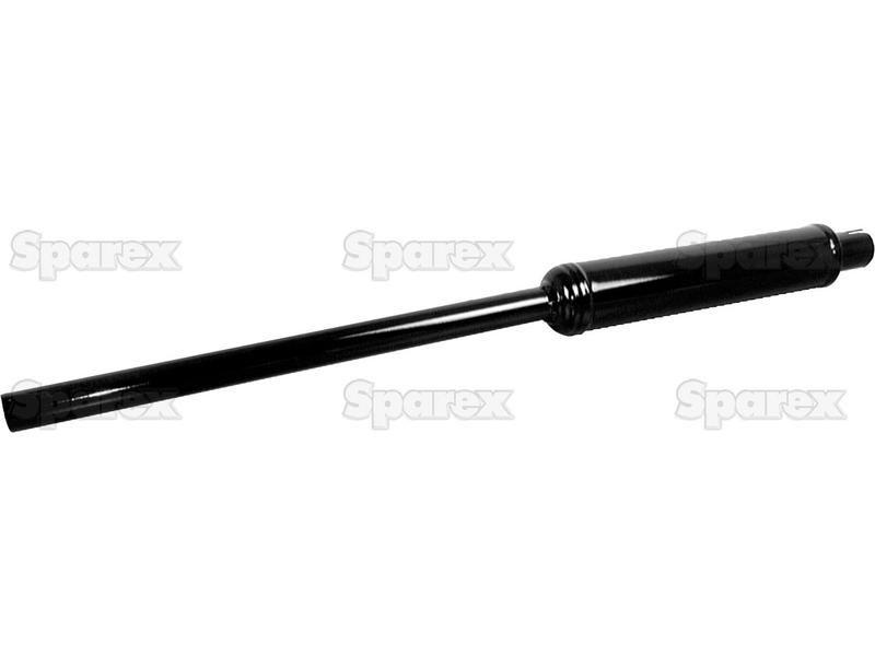 Vertical Silencer, Black Stove Enamel, | for Landini, Massey Ferguson