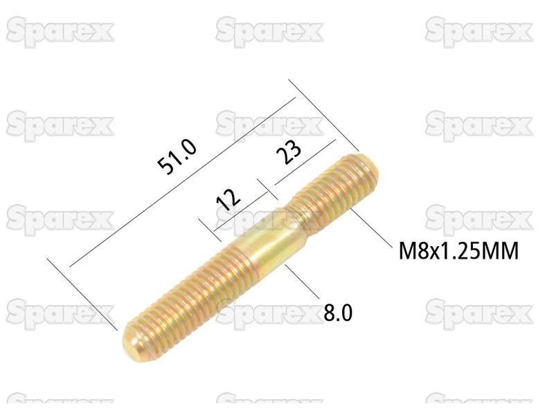 Cylinder Head Stud for Allis Chalmers 5050