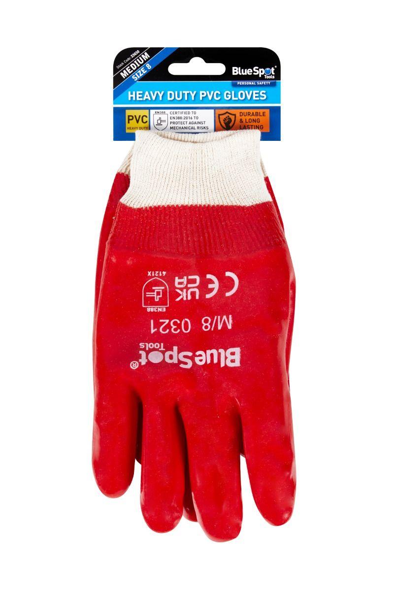 Blue Spot Tools Heavy Duty Pvc Gloves (Medium)