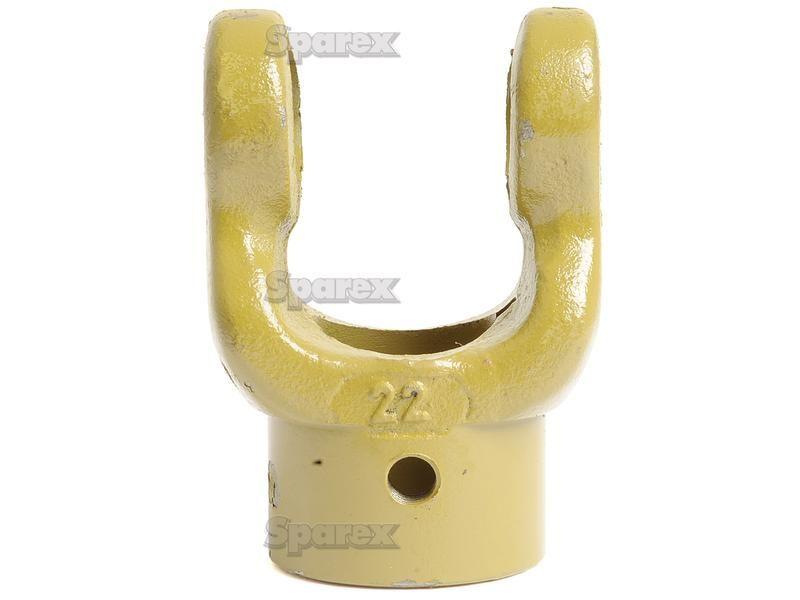 PTO Yoke - Keyed Yoke (U/J Size: 22 x 54.8mm) Bore Ø1 1/4'', Key Size: 1/4''. La Magdalena, Walterscheid
