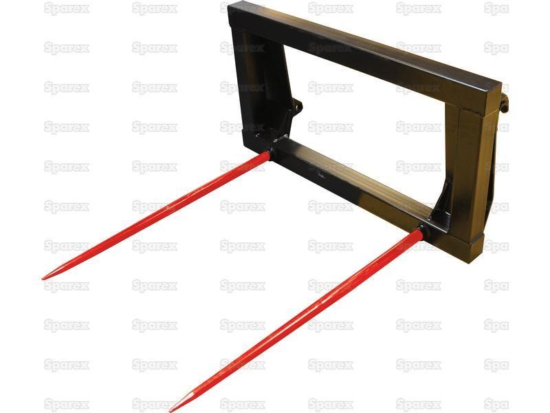 Bale Frame - 2 x M28 x 1100mm Conus 2 Tines (SHW Brand)