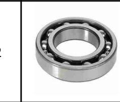 Valtra Tractor Deep Groove Ball Bearing (AGCO) 72310297