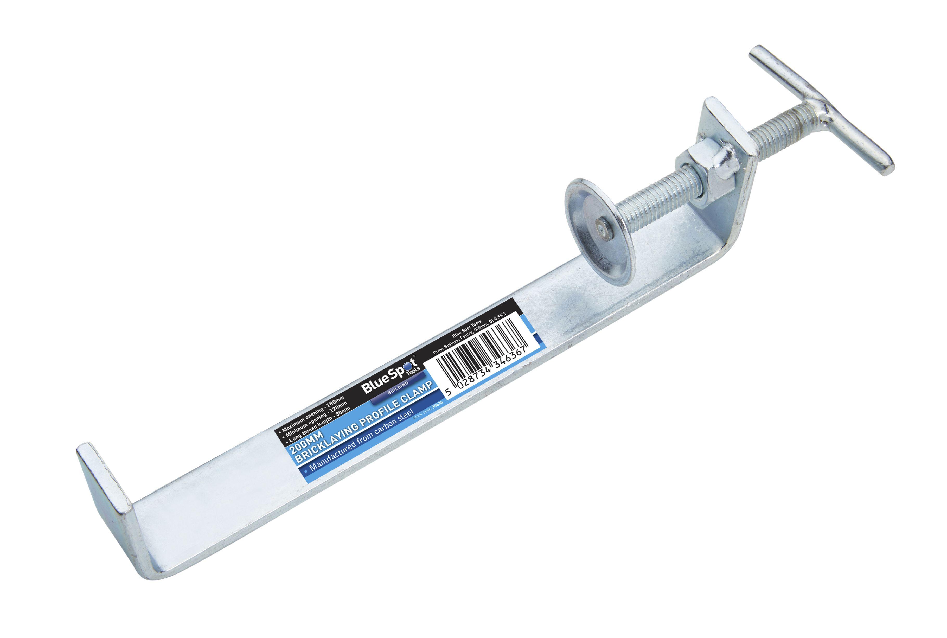 Blue Spot Tools 200mm Bricklaying Profile Clamp