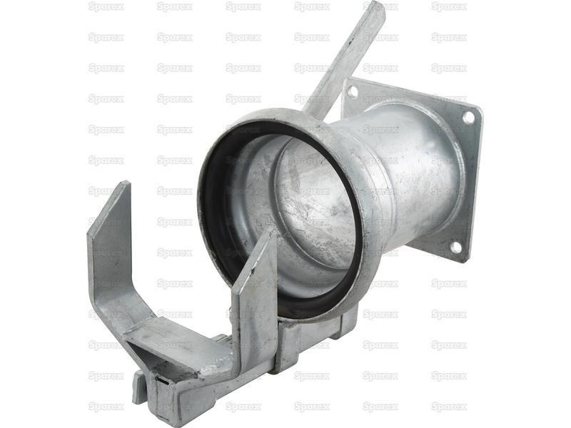 Quick Release Coupling with Flange - Female 6'' (159mm) x (150mm) (Galvanised)