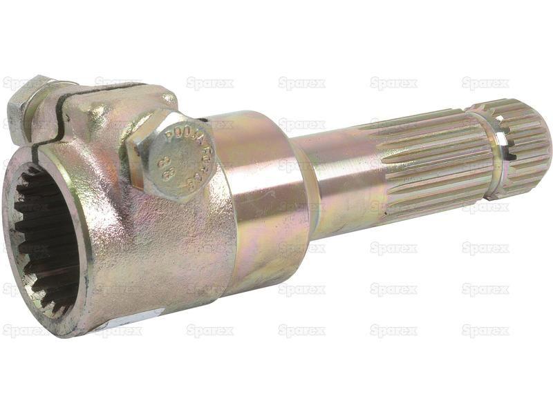 PTO Adaptor - Female spline 1 3/4'' - 20 x Male spline 1 3/4'' - 20 with Clamp Bolt.