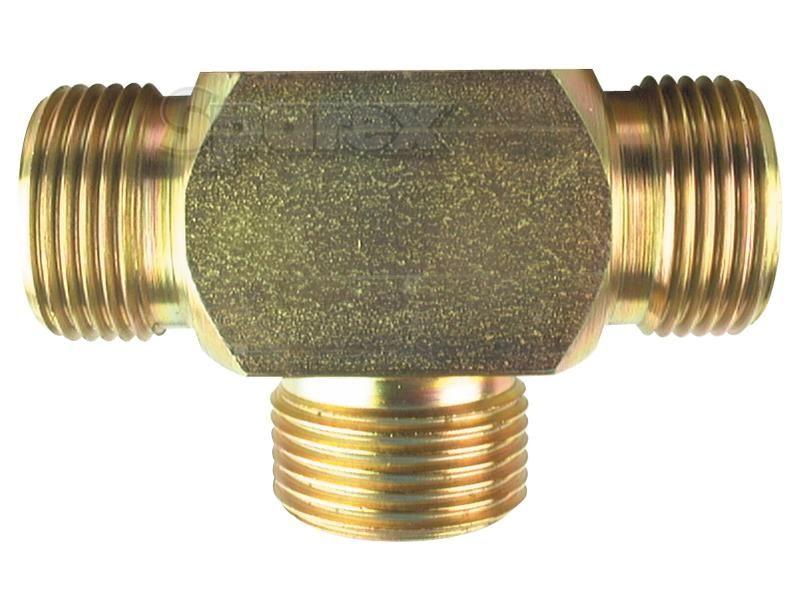 Hydraulic Tee Adaptor 3/8''BSP - 3/8''BSP male - 3/8''BSP male PARKER HANNIFIN (6JMK4S)