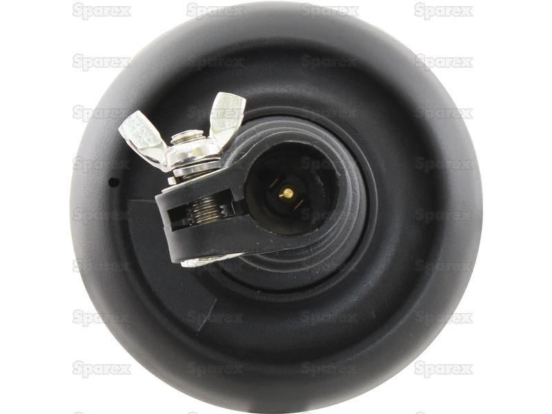 LED Rotating Beacon (Amber), Interference: Class 1, Flexible Pin, 12/24V