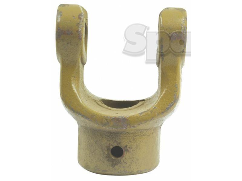 PTO Yoke - Keyed Yoke (U/J Size: 30.2 x 92mm) Bore Ã˜35mm, Key Size: 10mm. Bondioli & Pavesi, La Magdalena, Walterscheid