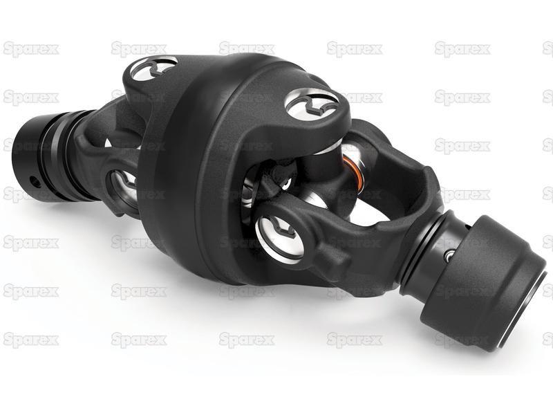 PTO Wide Angle Joint (U/J Size: 35 x 106.5mm) Size: 1 3/8''-6 Spline, Profile: Triangle, Ref: 24574.