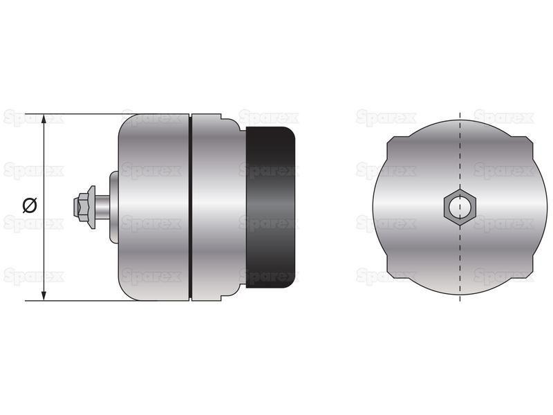 Alternator (Mahle) - 14V, 60 Amps for Weidemann