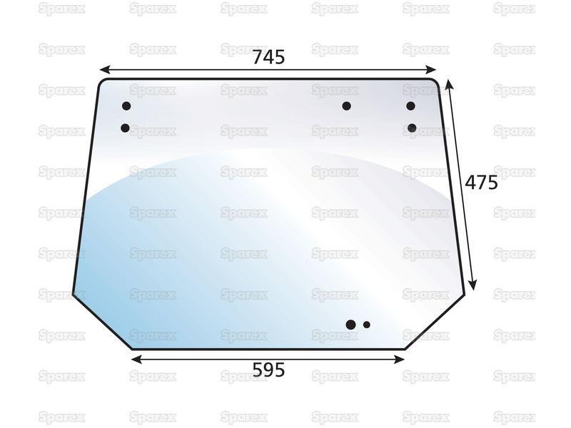 Rear Window Deutz-Fahr (04401521)