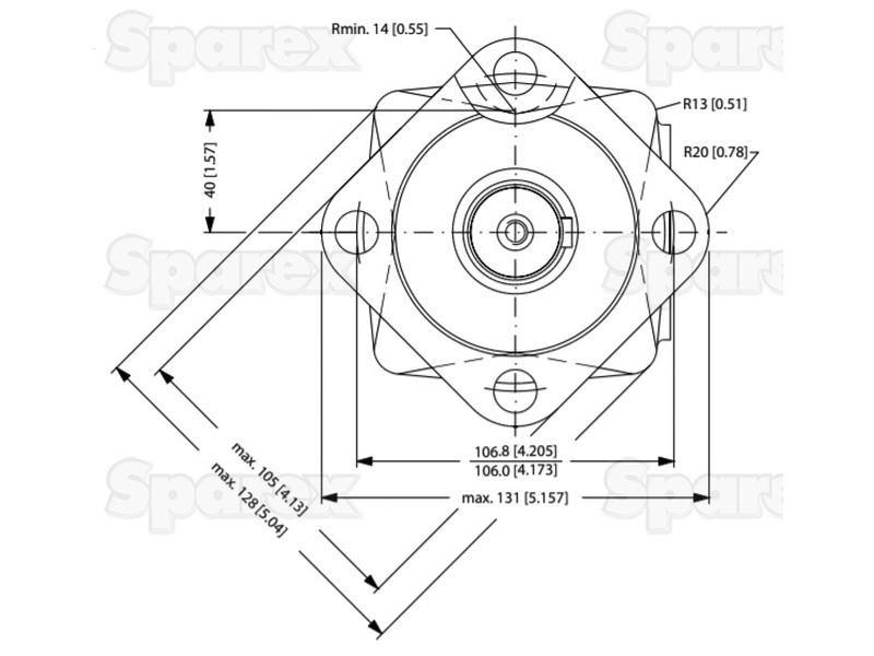 Orbital Hydraulic Motor Danfoss (151F0203, 151F0503, OMS160, OMS160151F0503)