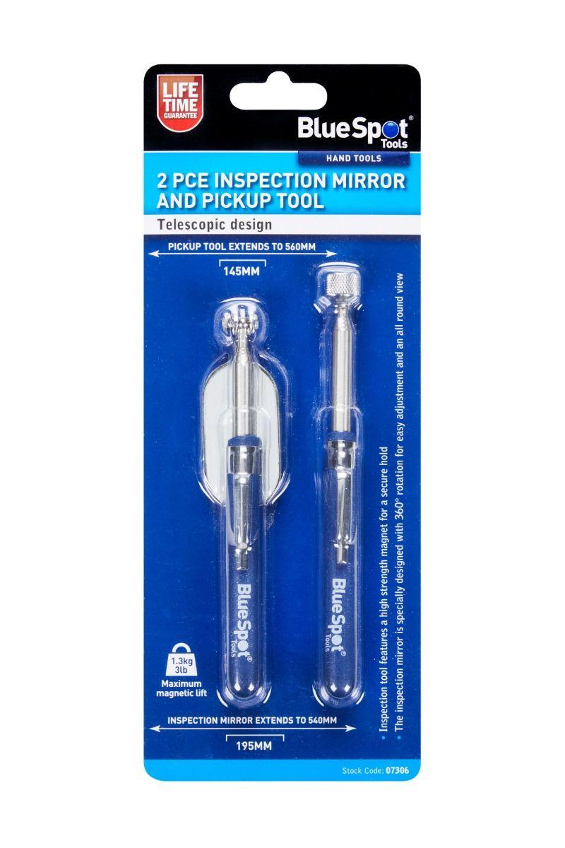 Blue Spot Tools 2 PCE Inspection Mirror And Pickup Tool