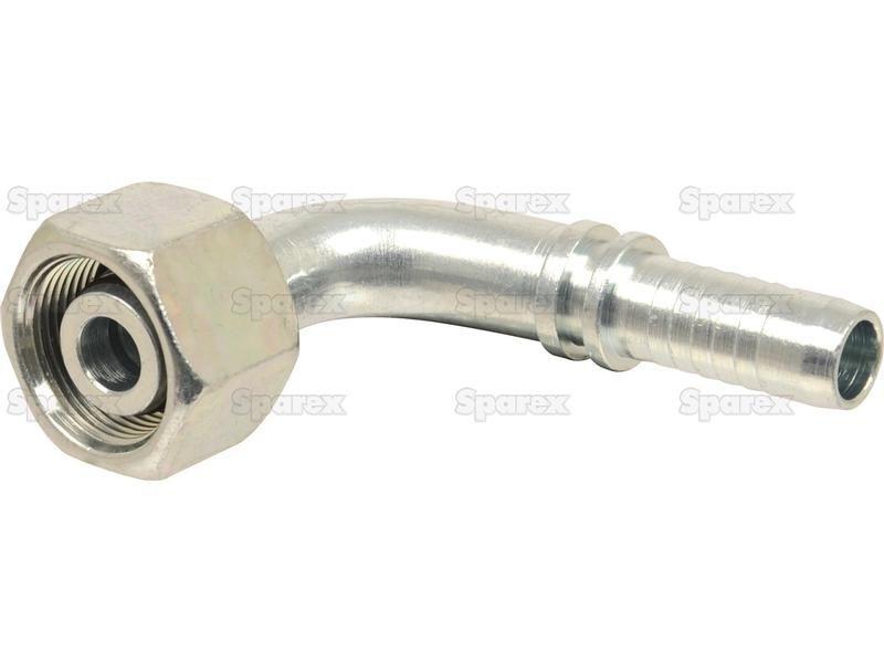 Dicsa Metric 24° Hose Insert 5/8'' x M30 x 2 (20S) Female Thread 90° Swept Swivel With O-Ring