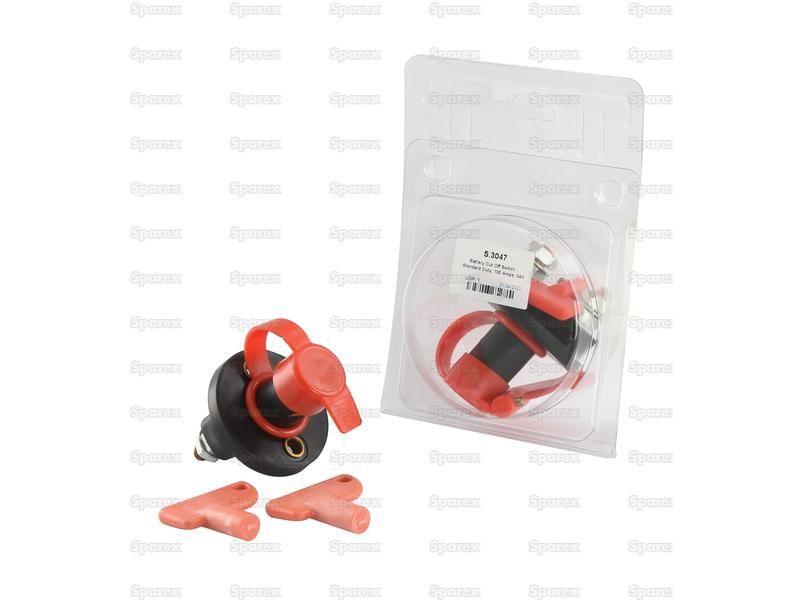 Battery Cut Off Switch - Standard Duty, 100 Amps, 24V (Agripak)