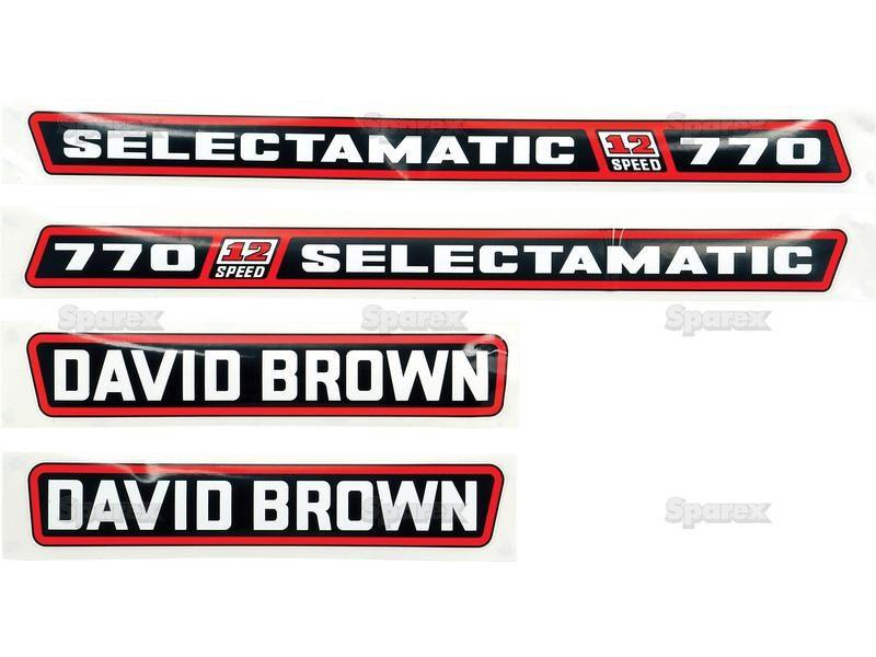 Decal Set - David Brown 770 Selectamatic for David Brown 770 (700 Series)
