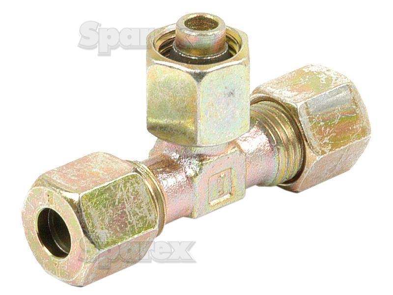 Hydraulic Metal Pipe Tee Stud Coupling E.T.V. 8L standpipe branch PARKER HANNIFIN (EVT08LCF)