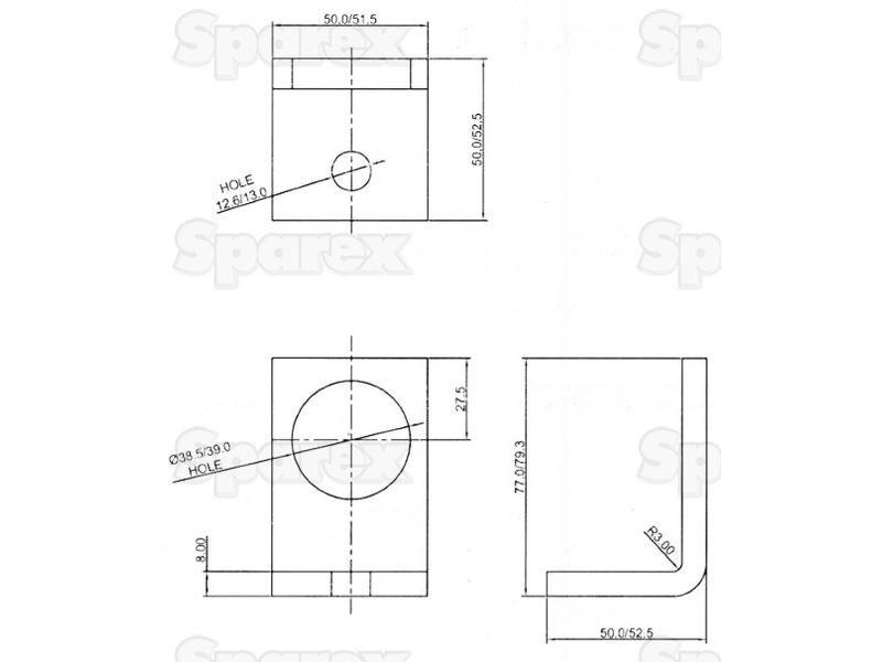 Hydraulic Quick Release Coupling 1/2'' single break-away set with M18 x 1.5mm (15L) male thread
