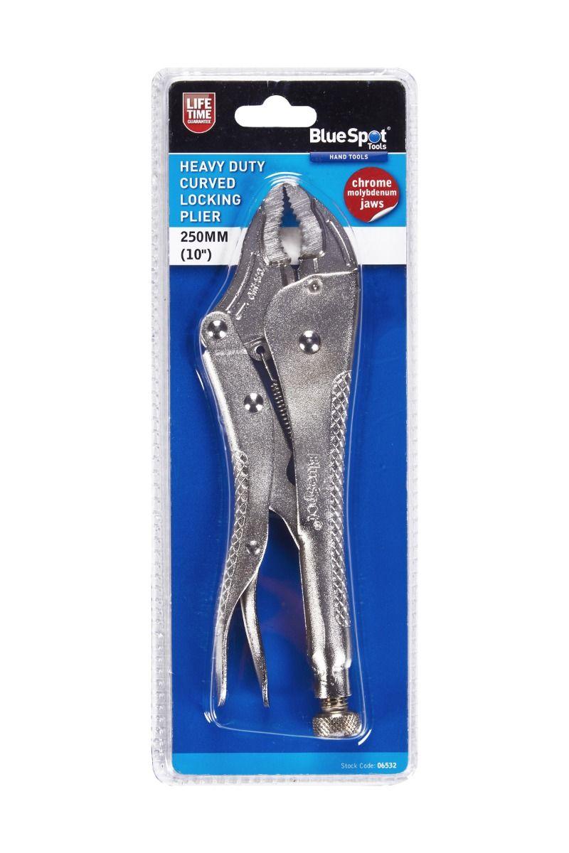 Blue Spot Tools 250mm (10") Heavy Duty Curved Locking Plier