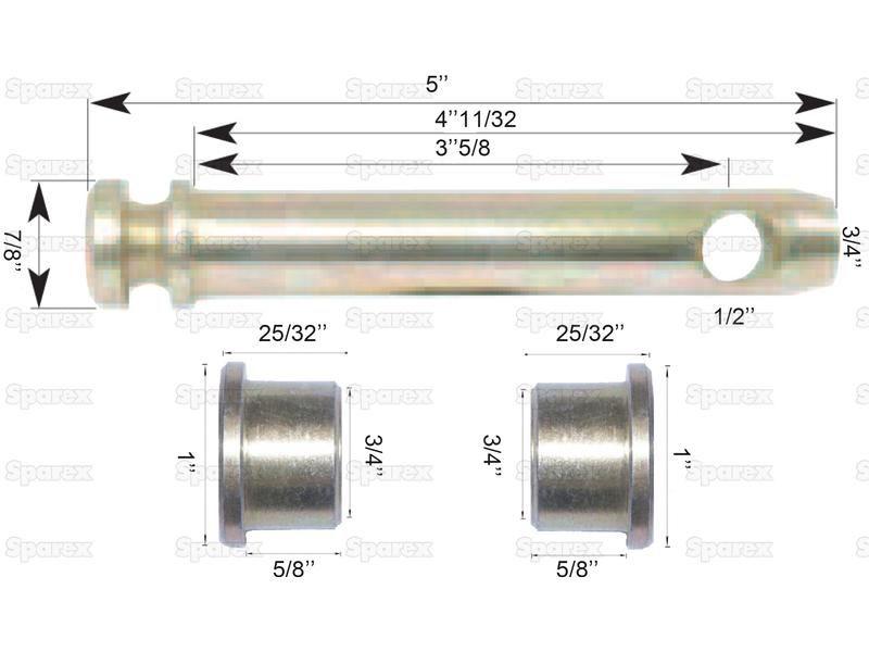 Top Link Pin - Conversion Kit